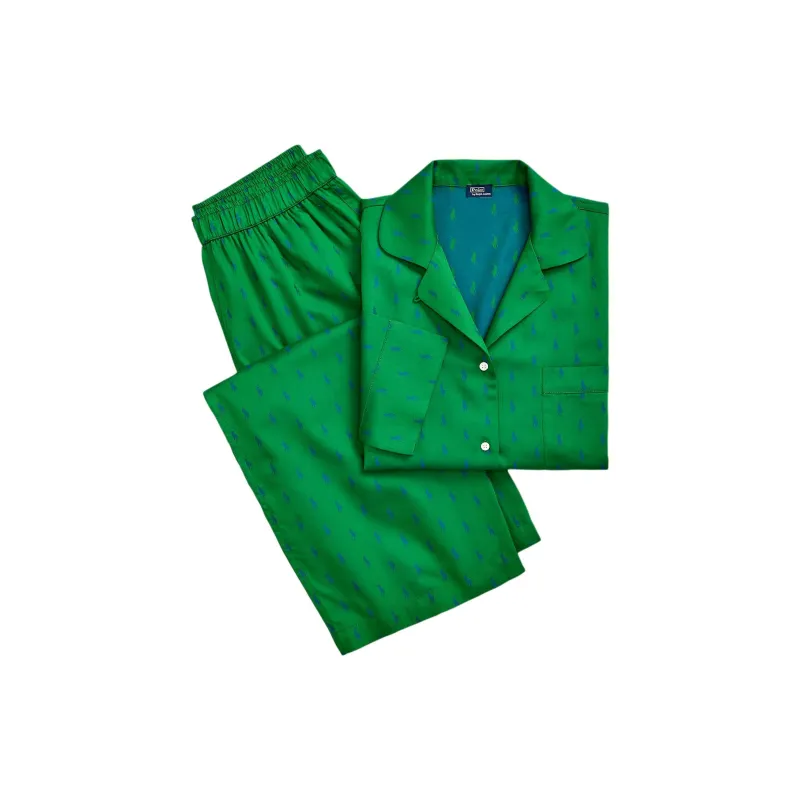 Polo Ralph Lauren Pajama Set Women's Green-2