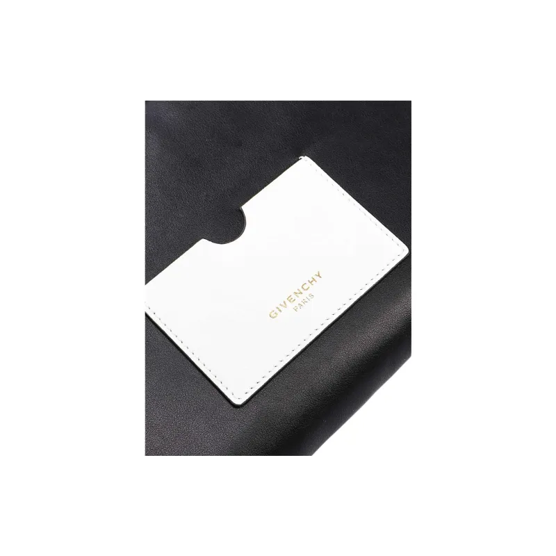 Givenchy Calfskin Clutch Women's Black & White-3