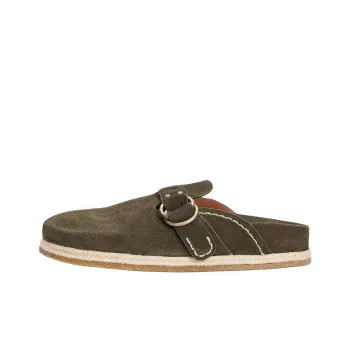 Polo Ralph Lauren Closed Toe Slippers Men's Gray Brown