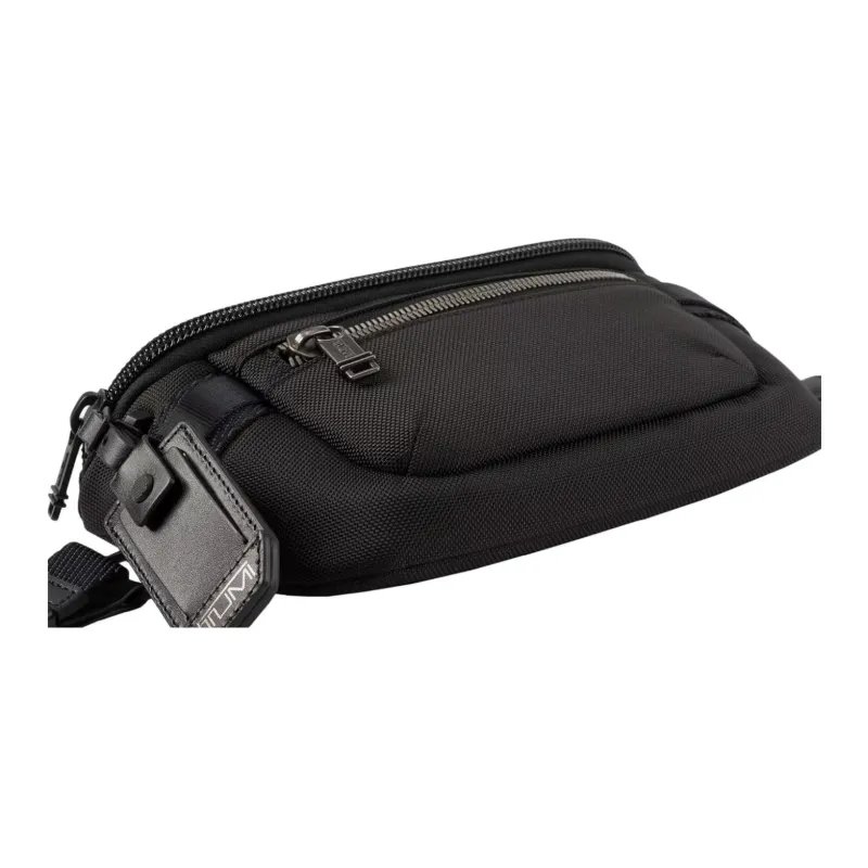 TUMI Alpha Bravo Ballistic Nylon Shoulder Bag Crossbody Bag Sling Bag Fanny Pack Men's Black-3