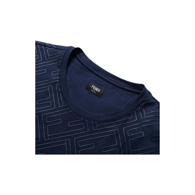 FENDI T Shirts Men Blue-8