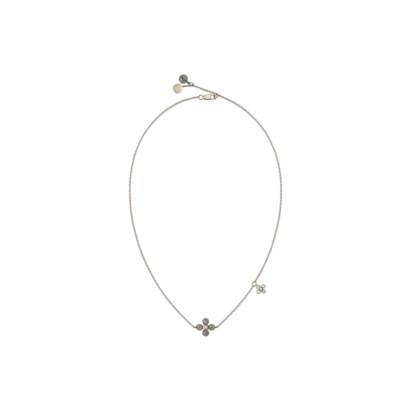 GIORGIO ARMANI Gioia 18k Gold Diamonds And Moonstone Long Necklace-1