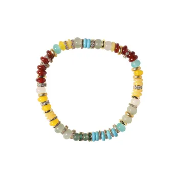 Ryukyu Colored Glaze Bracelets Unisex