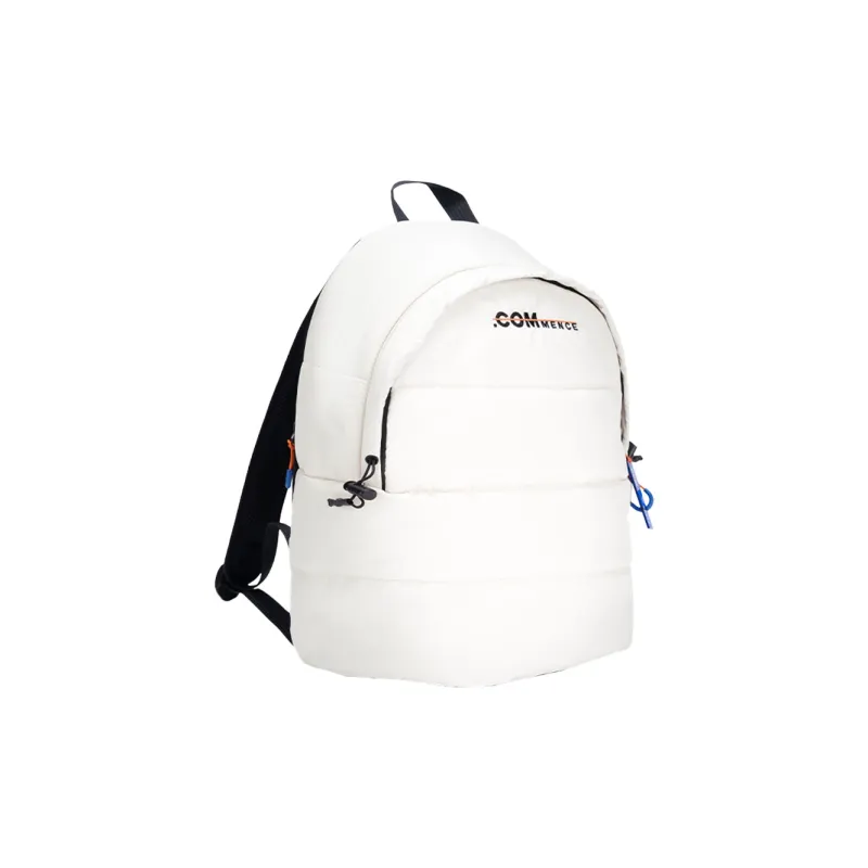 COMMENCE Fabric Backpack Unisex Snow White/Misty Gray-1
