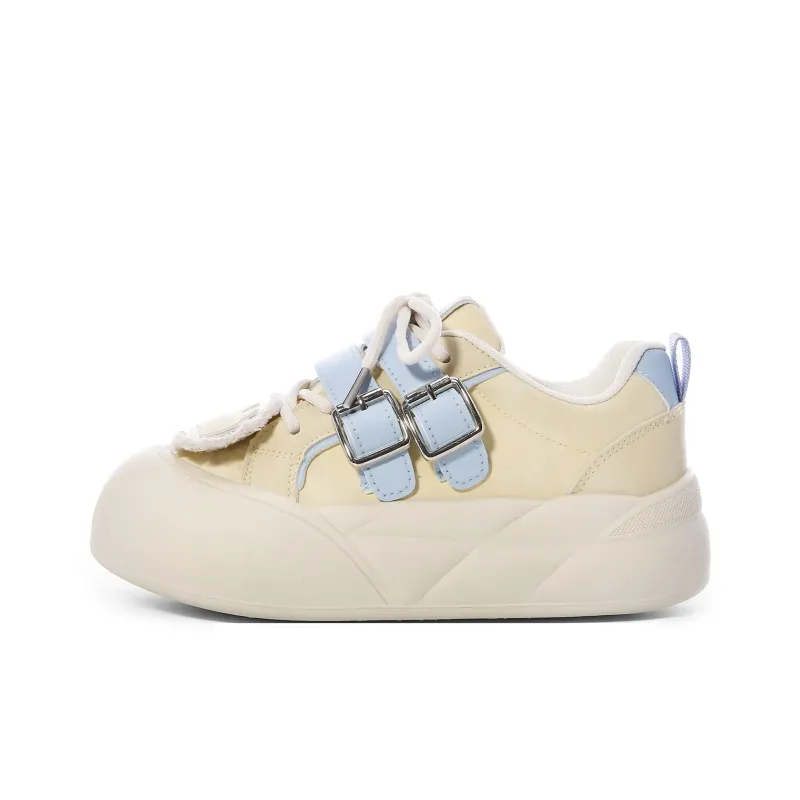 UNIITY Wear Resistant Lightweight Breathable Height Increasing Low Top Skateboard Shoes Women's-1