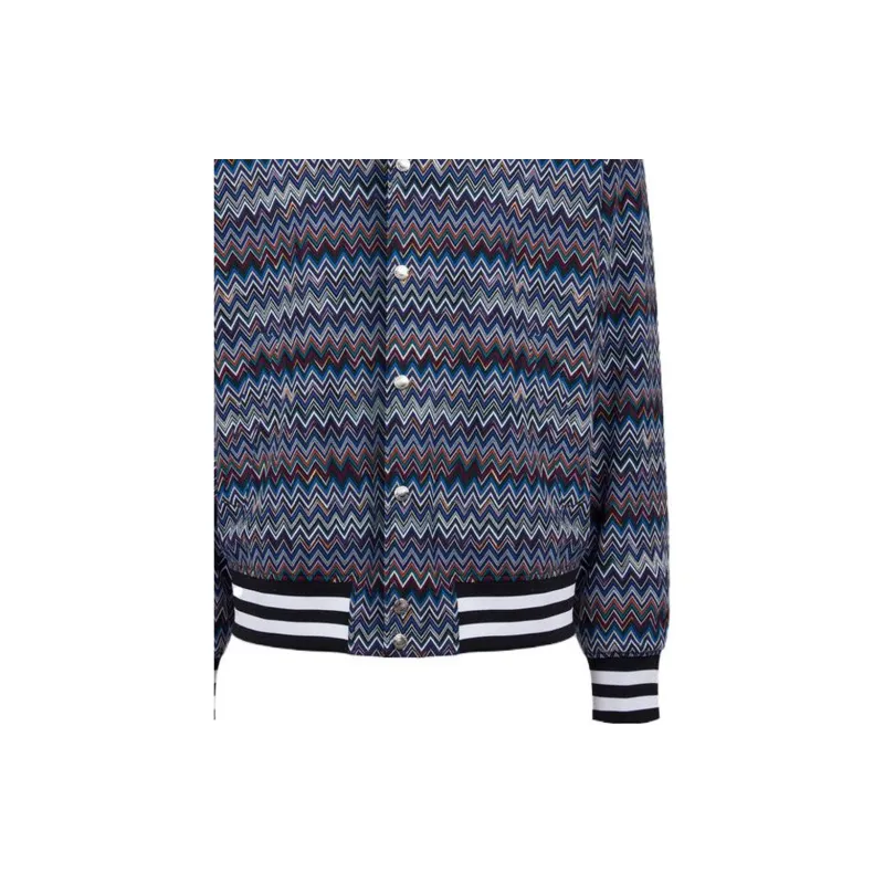 MISSONI Zigzag print Bomber Jacket-1