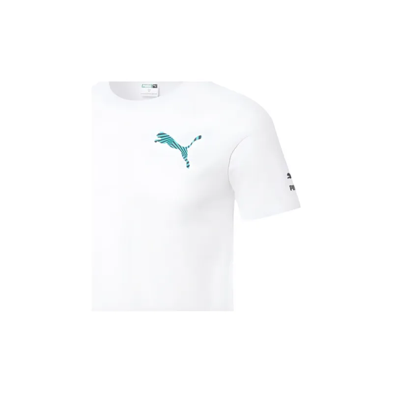 PUMA T-Shirts Men White-3