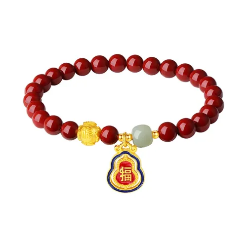 ZUIWENGLANGYASHANWENCHUANG Cinnabar Bracelets Unisex