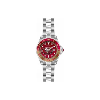 INVICTA Wrist Watch Automatic Mechanical Movement Stainless Steel Strap 47mm Red Watch Dial Men's Watches