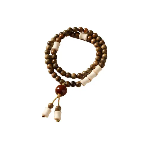 Jinghua Record Green Sandalwood Bracelets Unisex