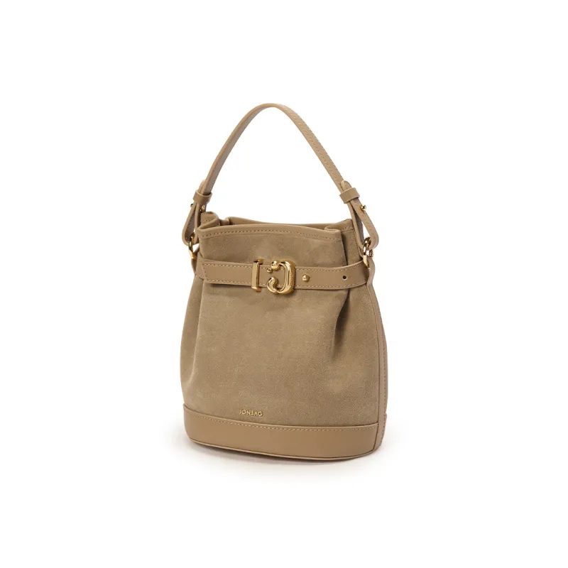 JONBAG Cow Leather Fashionable Versatile Commute Niche Handbag For Romantic Dates Regular Women's Multicolor-2