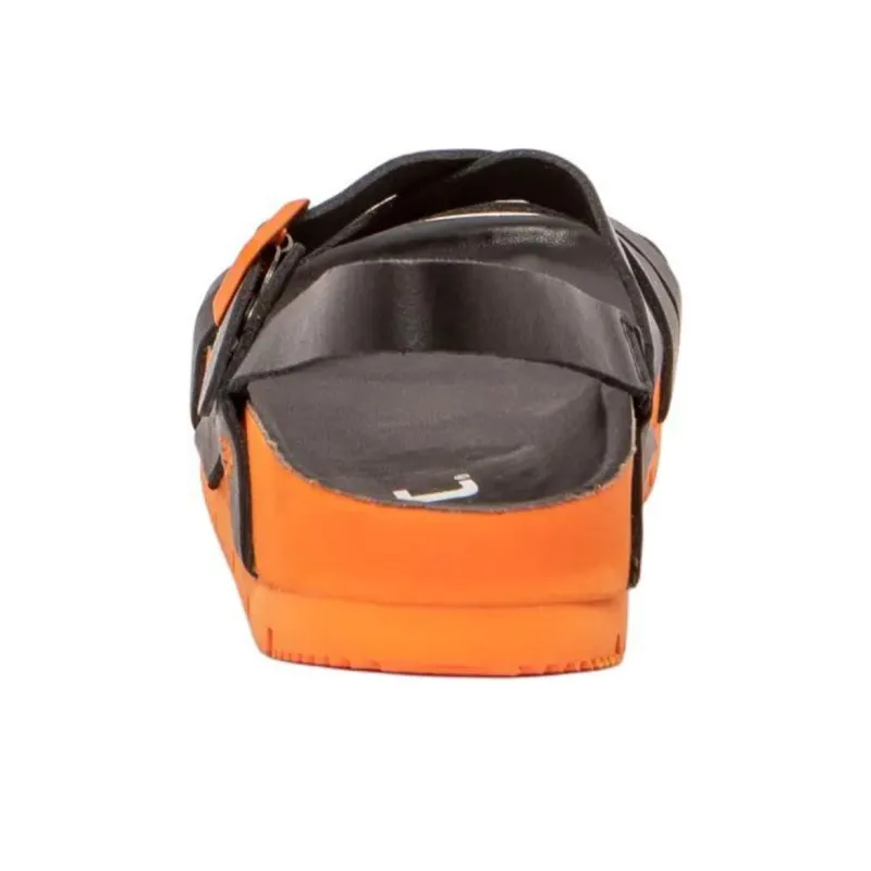 Art BURDEOS Strap Sandals Women's Black Orange-3