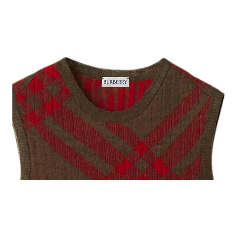 Burberry Tank Tops Women's Brown-3
