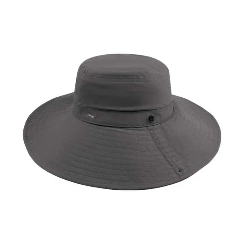 LiNing Polyester Bucket Hats Unisex Brick Gray-0