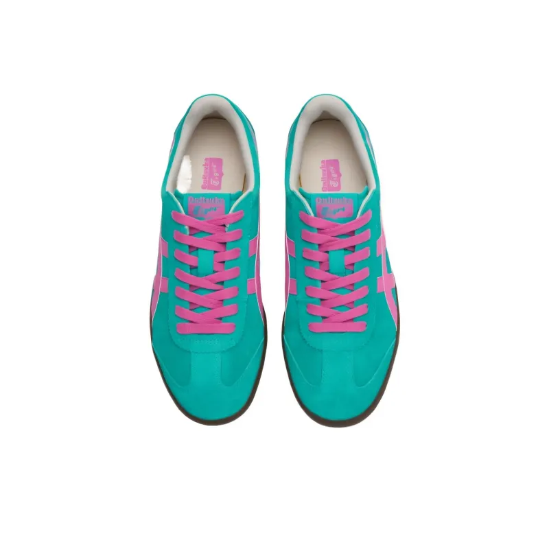 Onitsuka Tiger Tokuten Abrasion Resistant Low Top Skateboard Shoes Unisex Blue Green-3