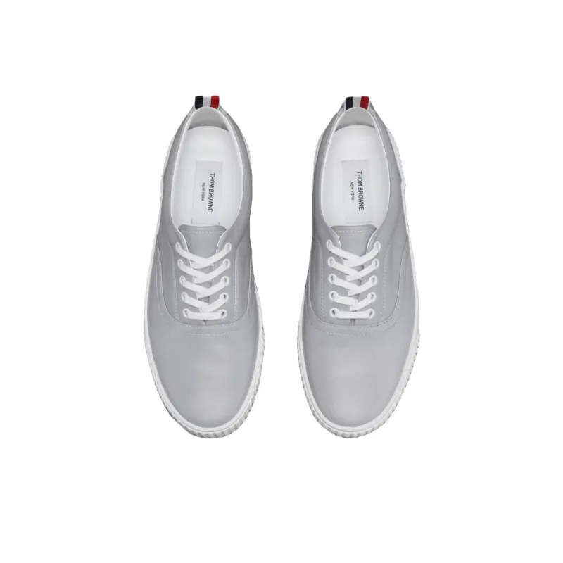 THOM BROWNE· Vitello Skateboard Shoes Men's Gray-3