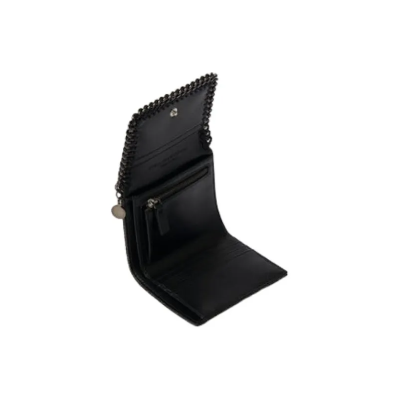 Stella McCartney Chain Link Trim Small Flap Wallet-3