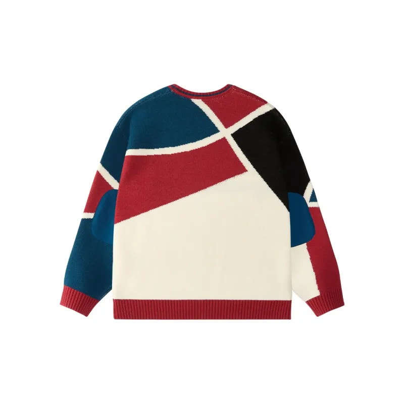 FILA FUSION Sweater Unisex Dark Red-1