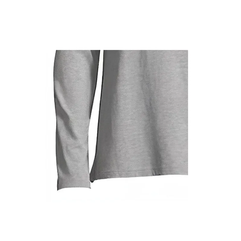 Burberry Embroidered Logo Cotton Long Sleeve T shirt-4