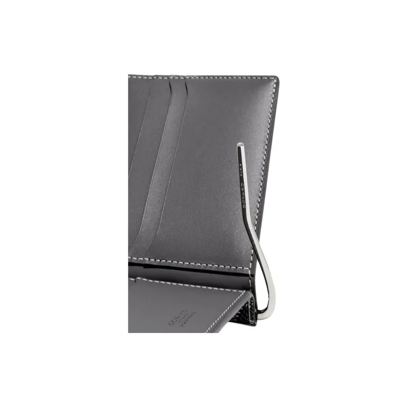 GOYARD Saint-Thomas Canvas With Leather Wallet Unisex Gray-2