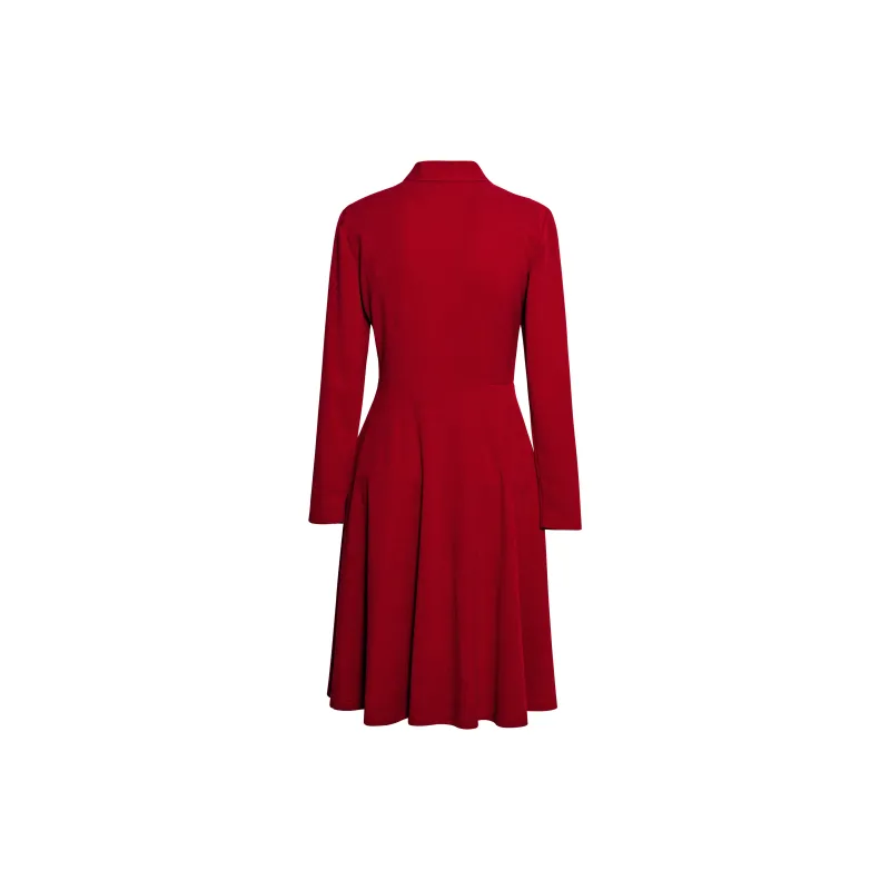 ROEYSHOUSE Long Sleeved Dresses Women's Red-1