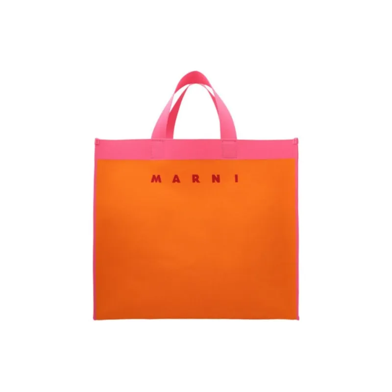 MARNI Polyester Combo Bag Handbag Women's Orange-0