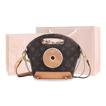 MISS GAIL Synthetic Leather Handbag Crossbody Bag Regular Women's Apricot