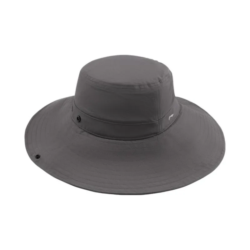 LiNing Polyester Bucket Hats Unisex Brick Gray-2