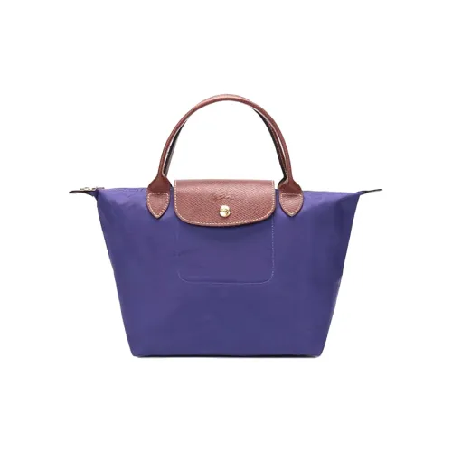 LONGCHAMP Canvas Dumpling Bag, Canvas Bag, Handbag Women's Purple