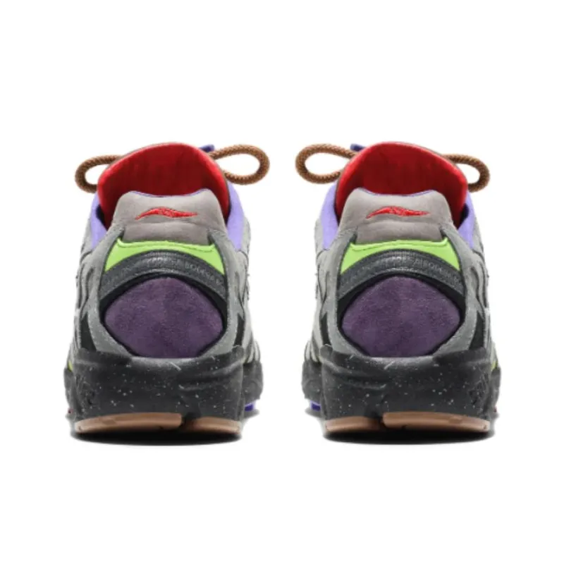 Bodega x Saucony Grid Azura 2000 Anti Slip Wear Resistant Low Top Running Shoes Unisex Gray-3