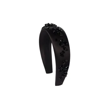 MIU MIU Silk Headbands Women's Black