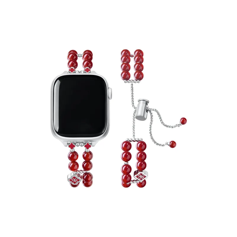 ZEGL Apple Compatibility Watch Band 160mm Red Agate Material-1