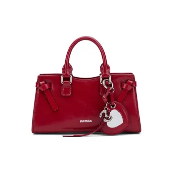 MCMIKO Cow Leather Handbags Crossbody Bags Mini Women's Party Red