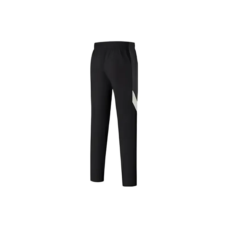 QIAODAN Sports Life Collection Knitted Sweatpants Men's Black/Asphalt Gray-1