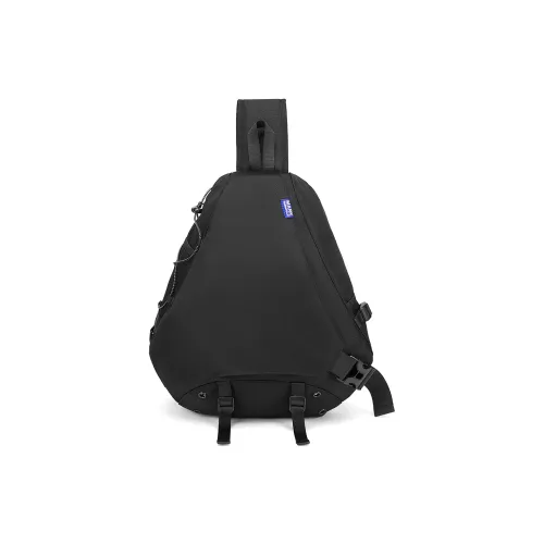 FAIRWHALE Fabric Bow And Arrow Bag Sling Bag Backpack Crossbody Bag Regular Men's Black