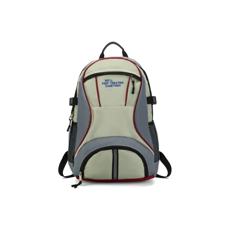 TAKI Oxford Backpack Unisex Gray/Blue-0