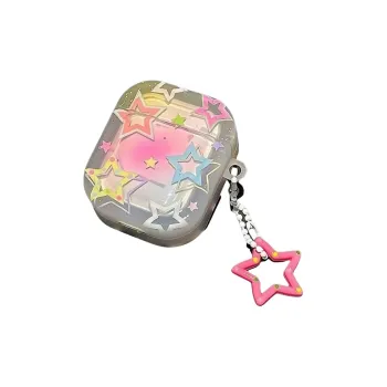 BYZ TPU Multicolor Stars Compatible Apple Headphone Case