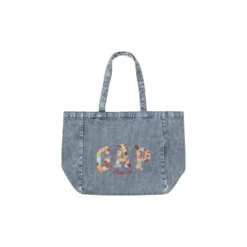 GAP Forbidden City Collaboration Cotton Tote Bag Shopping Bag Handbag Regular Men's Denim Blue