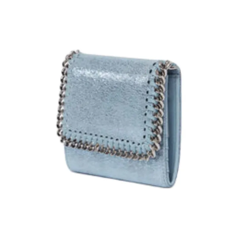 Stella McCartney Falabella Logo Plaque Small Wallet-1