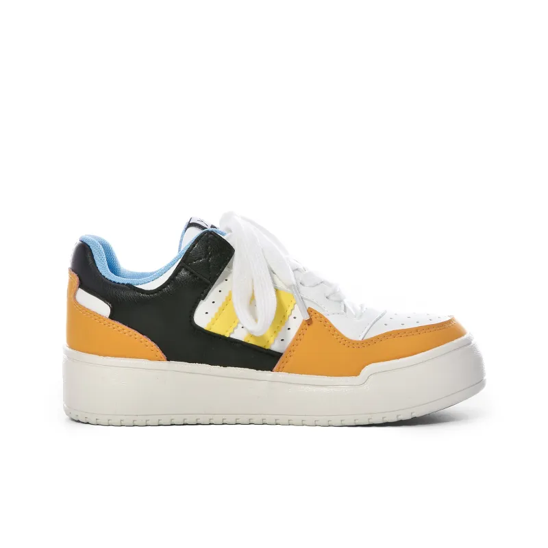 Lovely You Lightweight And Breathable Low Top Skateboard Shoes Women's Orange-2