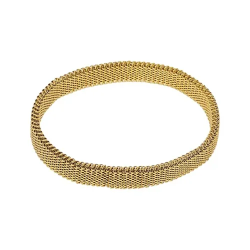 ANARTXY Surgical Steel Bangles Women's Gold/Silver