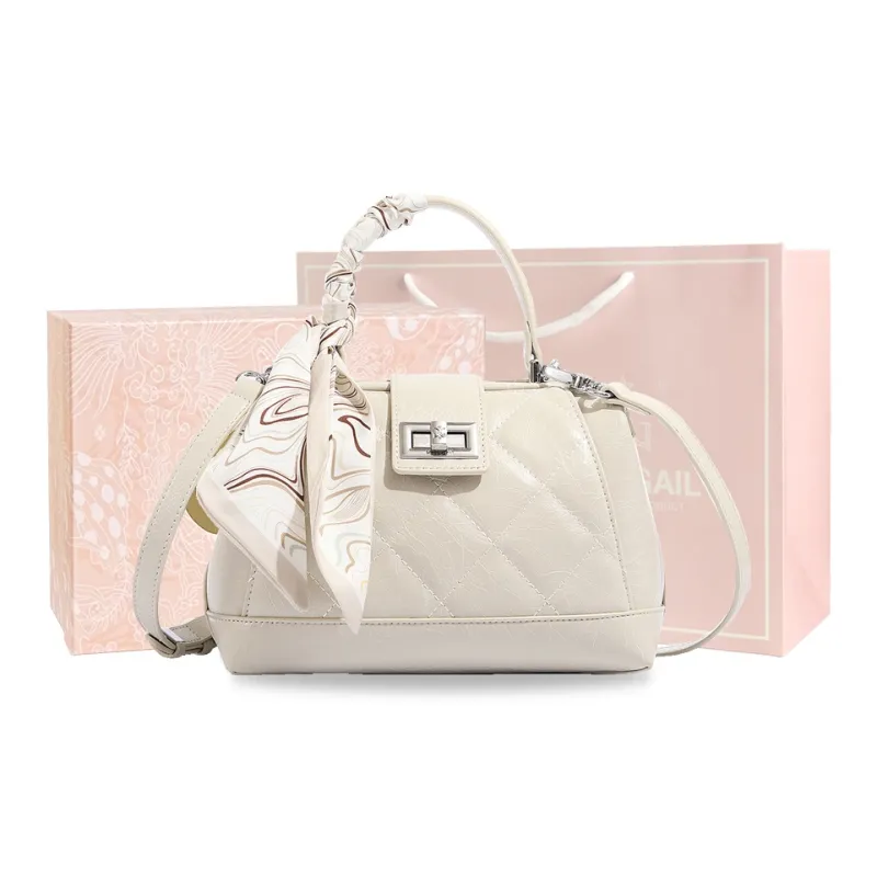 MISS GAIL Artificial Leather Shoulder Bag, Crossbody Bag, Handbag Regular Women's Black/White-22