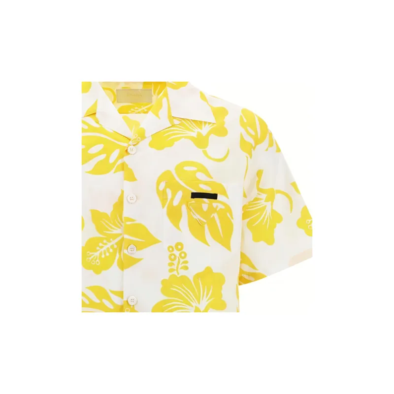 PRADA Shirts Men Yellow-2