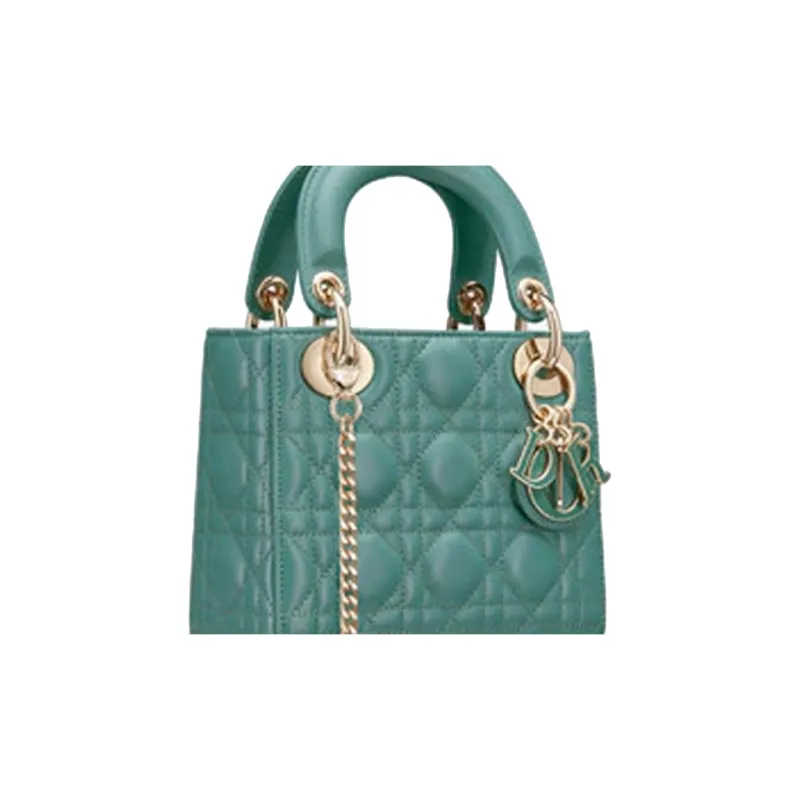 DIOR Lady Dior Sheepskin Dior Bag Shoulder Bag Crossbody Bag Handbag Mini Women's Moss Green-3
