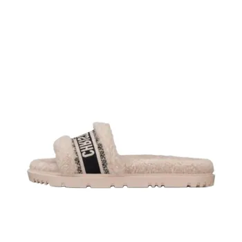 DIOR Dway Quick Dry Slide Slippers Women's Beige Black