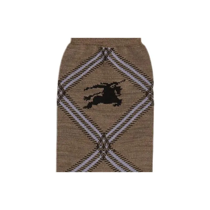 Burberry Intarsia-knit Logo Socks-4