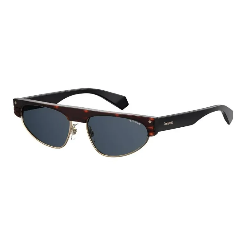 Polaroid Metal Butterfly Sunglasses Women's Black-0
