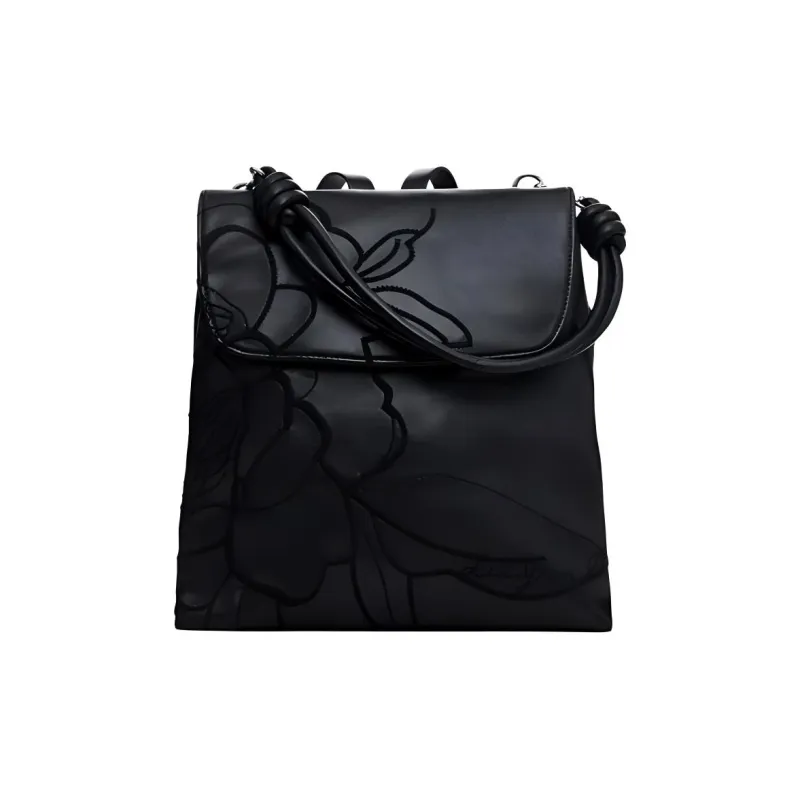 Desigual Polyurethane Backpack Mini Women's Black-0