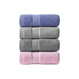 4 Pack (Pink Towel *1, Blue Towel *1, Dark Gray Towel *1, Light Gray Towel *1)