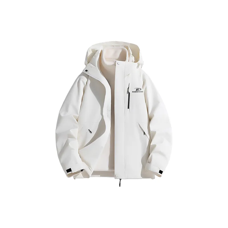 ROBINHOOD Water Resistant Windproof Breathable Warm Water Repellent Windbreaker Jacket Unisex-12
